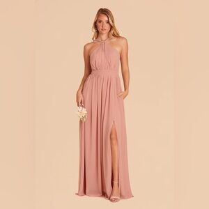 NWT Birdy Grey Kiko Dress in Chiffon Dusty Rose
